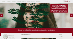 Desktop Screenshot of centar-sirius.hr